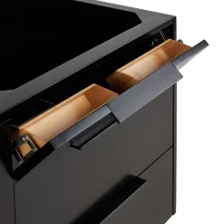 36" Dita Wall-Mount Vanity - Black - Vanity Cabinet Only -Home-Bathroom 482862 dita vanity black 36 drawer Detail190 scaled