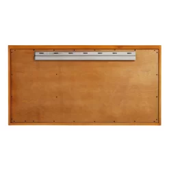 42" Dita Wall-Mount Vanity With Left Offset Rectangular Undermount Sink - Honey Oak -Home-Bathroom 482864 dita vanity honey oak 42 back MV80 1 scaled