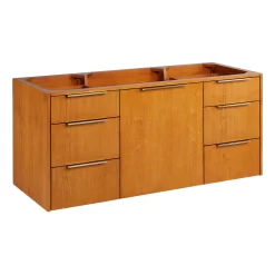 48" Dita Wall-Mount Vanity With Undermount Sink - Honey Oak -Home-Bathroom 482866 dita vanity honey oak 48 angle MV60 scaled