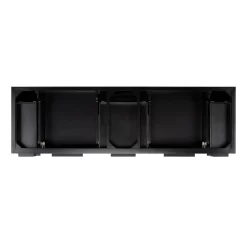 72" Dita Wall-Mount Double Vanity With Undermount Sinks - Black -Home-Bathroom 482870 dita vanity black 72 top MV90 scaled