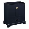30" Quen Vanity - Midnight Navy Blue - Vanity Cabinet Only