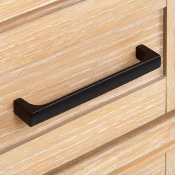 36" Quen Vanity With Left Offset Rectangular Undermount Sink - Driftwood Brown -Home-Bathroom 482895 quen vanity driftwood brown 36 pull Detail170 1