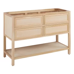 48" Robertson Console Vanity - Unfinished - Vanity Cabinet Only