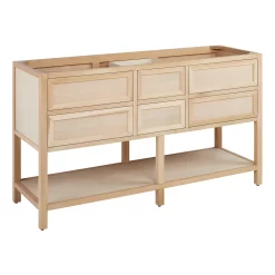 60" Robertson Console Vanity - Unfinished - Vanity Cabinet Only