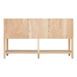 60" Robertson Console Vanity - Unfinished - Vanity Cabinet Only -Home-Bathroom 483611 robertson vanity unfinished 60 back MV90 scaled