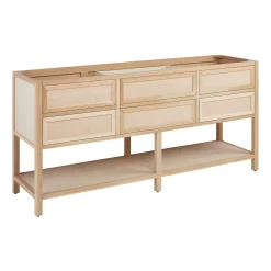 72" Robertson Console Vanity - Unfinished - Vanity Cabinet Only