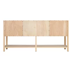 72" Robertson Console Vanity With Undermount Sinks - Unfinished -Home-Bathroom 483612 robertson vanity unfinished 72 back MV90 scaled