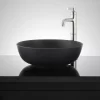 Elkshire Textured Solid Surface Vessel Sink - Matte Black