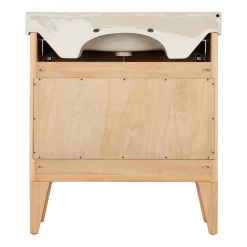 30" Fircrest Vanity With Integral Sink - Sandy Oak -Home-Bathroom 483700 fircrest integral sink vanity sandy oak 30 back MV80 scaled