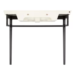 Olney Console Sink With Wood Stand - Charred Mahogany -Home-Bathroom 483749 olney console stand charred mahogany back MV80 scaled