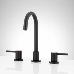 Lexia Widespread Gooseneck Bathroom Faucet -Home-Bathroom 483887 lexia ws faucet MB front Beauty10