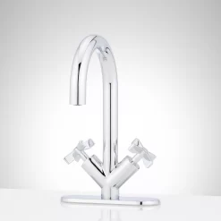 Vassor Single-Hole Bathroom Faucet 20 Vassor Single-Hole Bathroom Faucet -Home-Bathroom 484003 vassor single hole faucet CP deckplate Beauty20