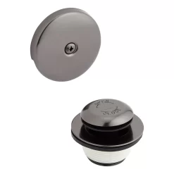 Alcove Tub Pop-Up Drain & Overflow Cover -Home-Bathroom 484078 tub drain overflow GM set MV60