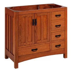 36" Maybeck Vanity - Tinted Oak - Vanity Cabinet Only