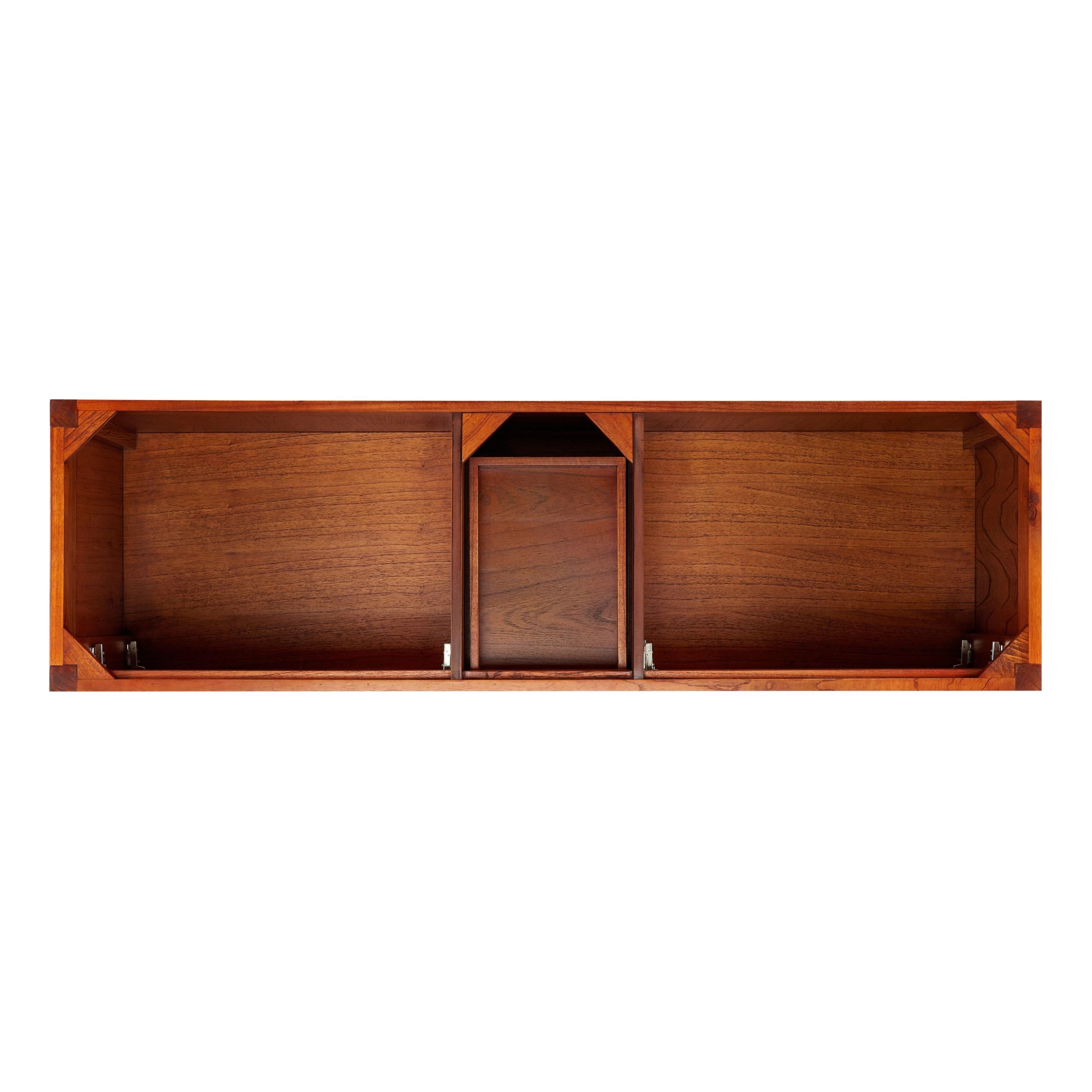 72" Maybeck Double Vanity With Rectangular Undermount Sinks - Tinted Oak 6 72" Maybeck Double Vanity With Rectangular Undermount Sinks - Tinted Oak - Image 6