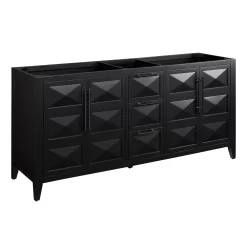 72" Holmesdale Vanity - Black - Vanity Cabinet Only