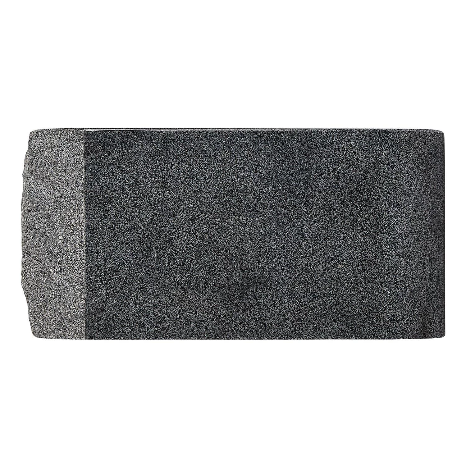 36" Finbrook Chiseled 60/40 Offset Double Bowl Granite Farmhouse Sink - Blue Gray 4 36" Finbrook Chiseled 60/40 Offset Double Bowl Granite Farmhouse Sink - Blue Gray - Image 4