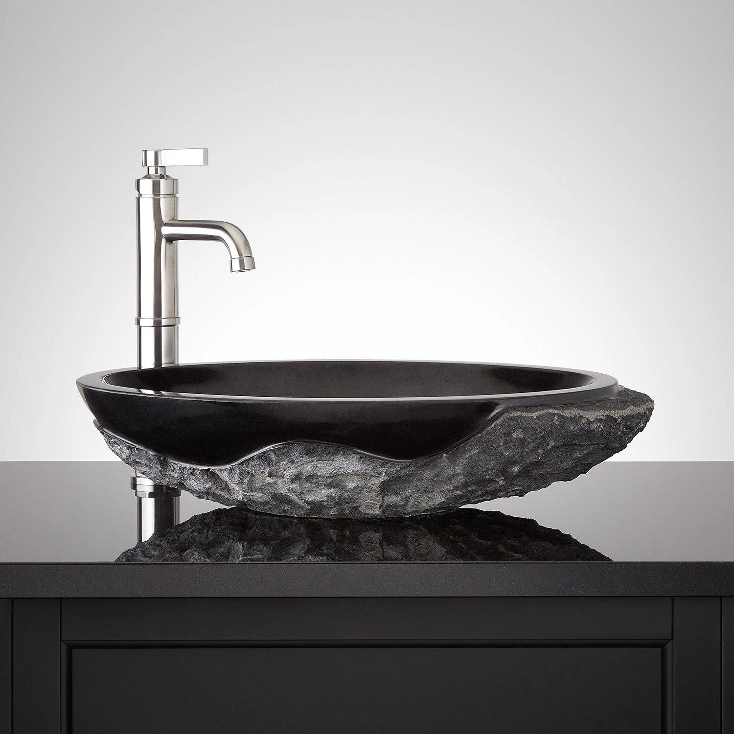 Tarryton Granite Vessel Sink - China Black 1 Tarryton Granite Vessel Sink - China Black