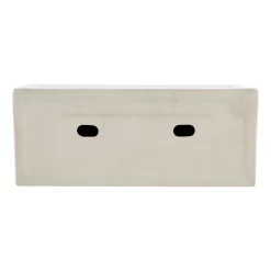 13" Kaisy Modern Porcelain Sink -Home-Bathroom 484634 kaisy sink white 13 back MV90