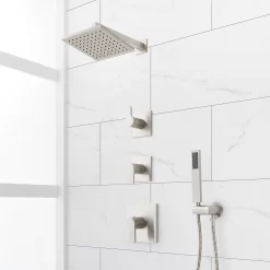 Hibiscus Thermostatic Shower System With Hand Shower