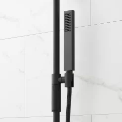 Hibiscus Thermostatic Shower System With Dual Showerheads And Hand Shower 20 Hibiscus Thermostatic Shower System With Dual Showerheads And Hand Shower -Home-Bathroom 484712 hibiscus thermo shower system MB handshower MV100
