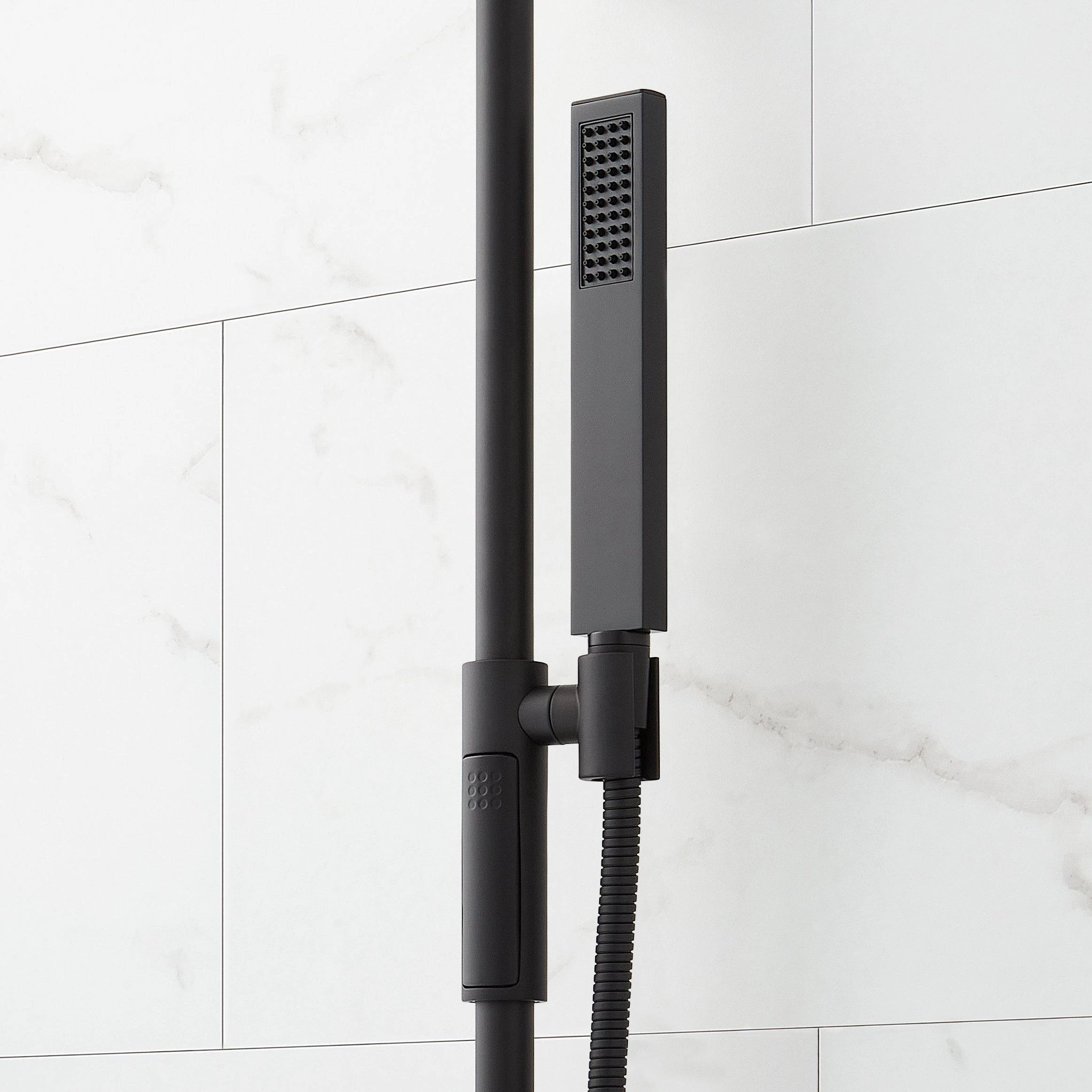 Hibiscus Thermostatic Shower System With Dual Showerheads And Hand Shower 9 Hibiscus Thermostatic Shower System With Dual Showerheads And Hand Shower - Image 9