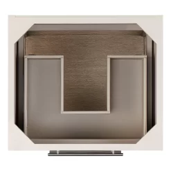 24" Robertson Console Vanity With Rectangular Undermount Sink - Brushed White -Home-Bathroom 484770 robertson vanity brushed white 24 top MV80 2