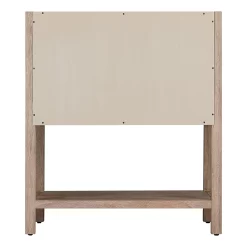 30" Robertson Console Vanity Cabinet - Brushed White - Vanity Cabinet Only -Home-Bathroom 484771 robertson vanity brushed white 30 back MV90