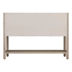 48" Robertson Console Vanity Cabinet - Brushed White - Vanity Cabinet Only -Home-Bathroom 484773 robertson vanity brushed white 48 back MV90 1 scaled