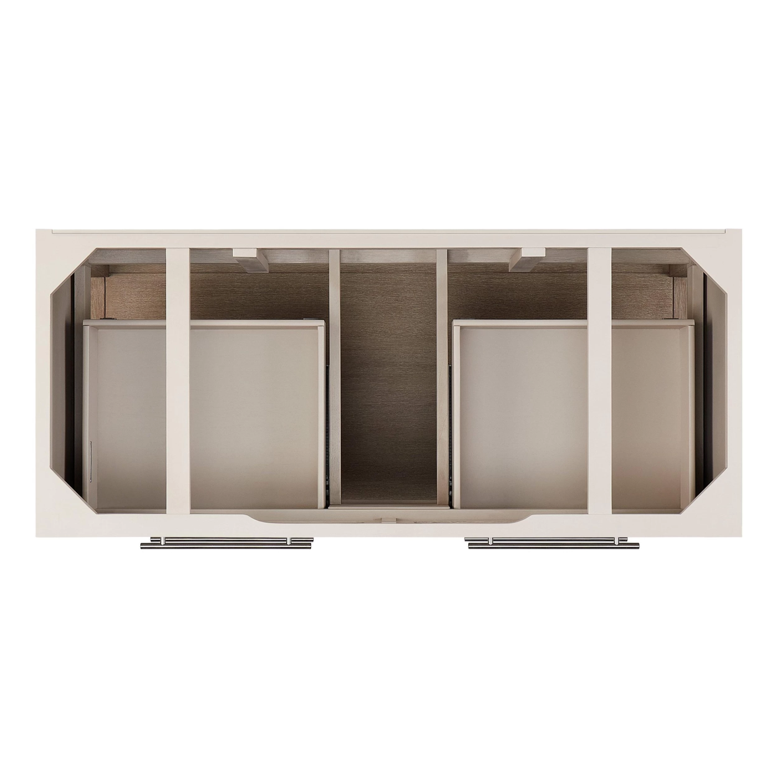 48" Robertson Console Vanity With Undermount Sink - Brushed White 5 48" Robertson Console Vanity With Undermount Sink - Brushed White - Image 5