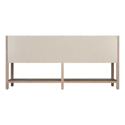 72" Robertson Console Vanity Cabinet - Brushed White - Vanity Cabinet Only -Home-Bathroom 484775 robertson vanity brushed white 72 back MV90 scaled