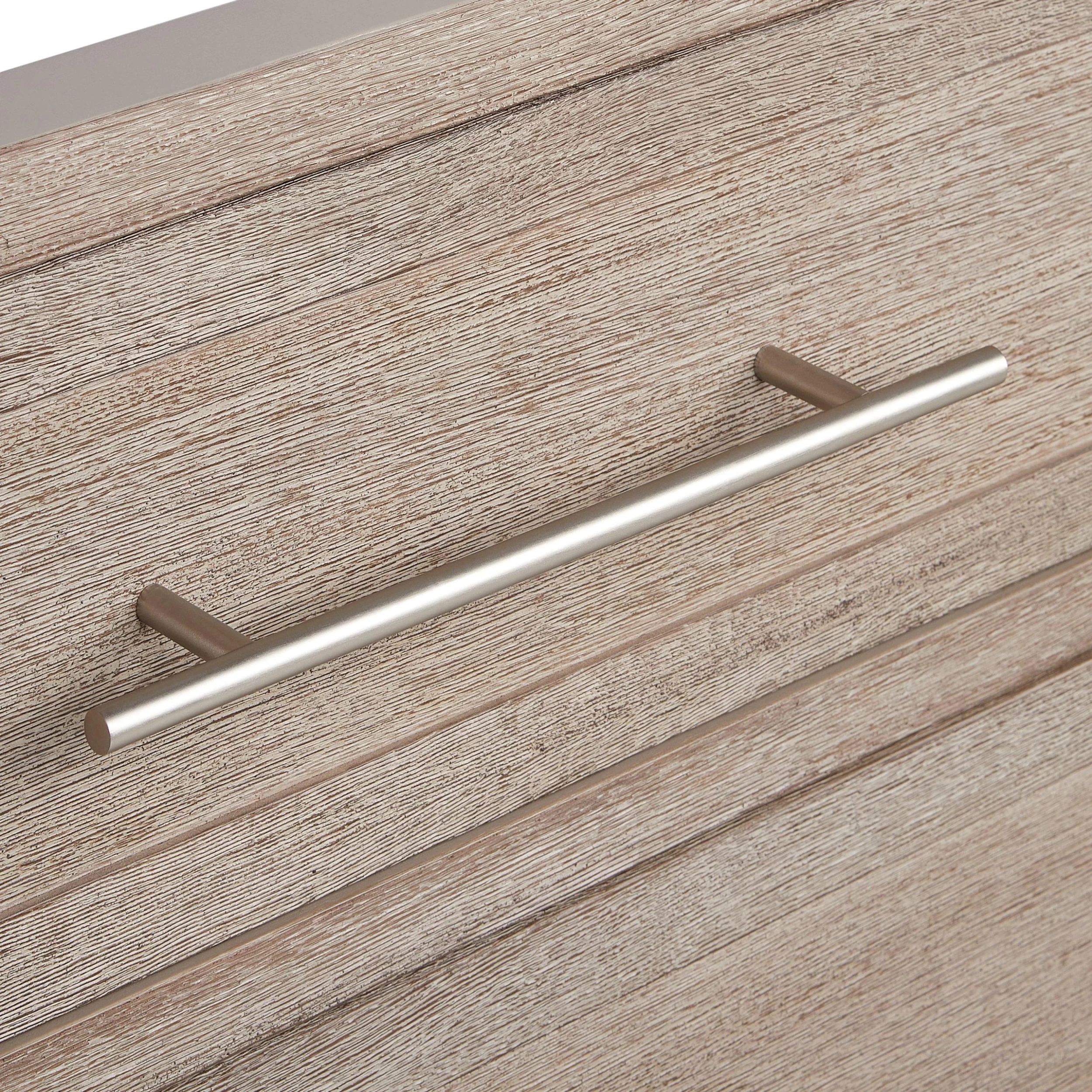 72" Robertson Console Vanity With Rectangular Undermount Sinks - Brushed White 8 72" Robertson Console Vanity With Rectangular Undermount Sinks - Brushed White - Image 8