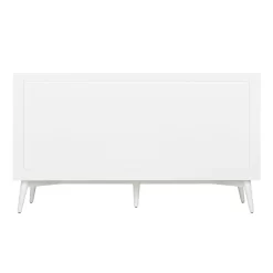 60" Novak Vanity With Rectangular Undermount Sinks - Bright White -Home-Bathroom 484993 novak vanity bright white 60 back MV90 1 scaled