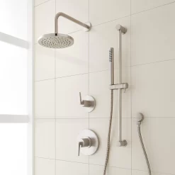 Drea Pressure Balance Shower System With Slide Bar And Hand Shower