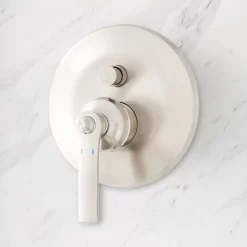 Cooper Pressure Balance Shower System With Rainfall Shower, Wall Shower And Hand Shower -Home-Bathroom 494958 tub and shower set diverter brushed nickel 2