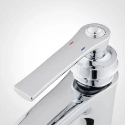 Cooper Single-Hole Bathroom Faucet -Home-Bathroom 494989 single hole bathroom faucet chrome handle detail