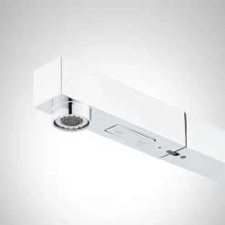 Castor Single-Hole Pull-Out Kitchen Faucet -Home-Bathroom 495879 single hole pull down kitchen faucet chrome spout detail 2