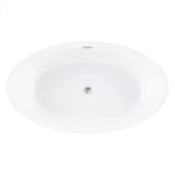 59" Watters Acrylic Clawfoot Tub - Imperial Feet -Home-Bathroom 496493 acrylic clawfoot tub top
