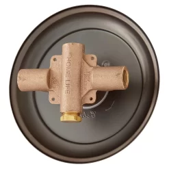 Glenley Pressure Balance Shower Set With Rainfall Shower Head - Cross Handle -Home-Bathroom 501830 pressure balance shower valve back