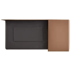 36" Atlas Stainless Steel Farmhouse Sink - Curved Apron - Bronze -Home-Bathroom 503320 36 single bowl farmhouse sink bronze side