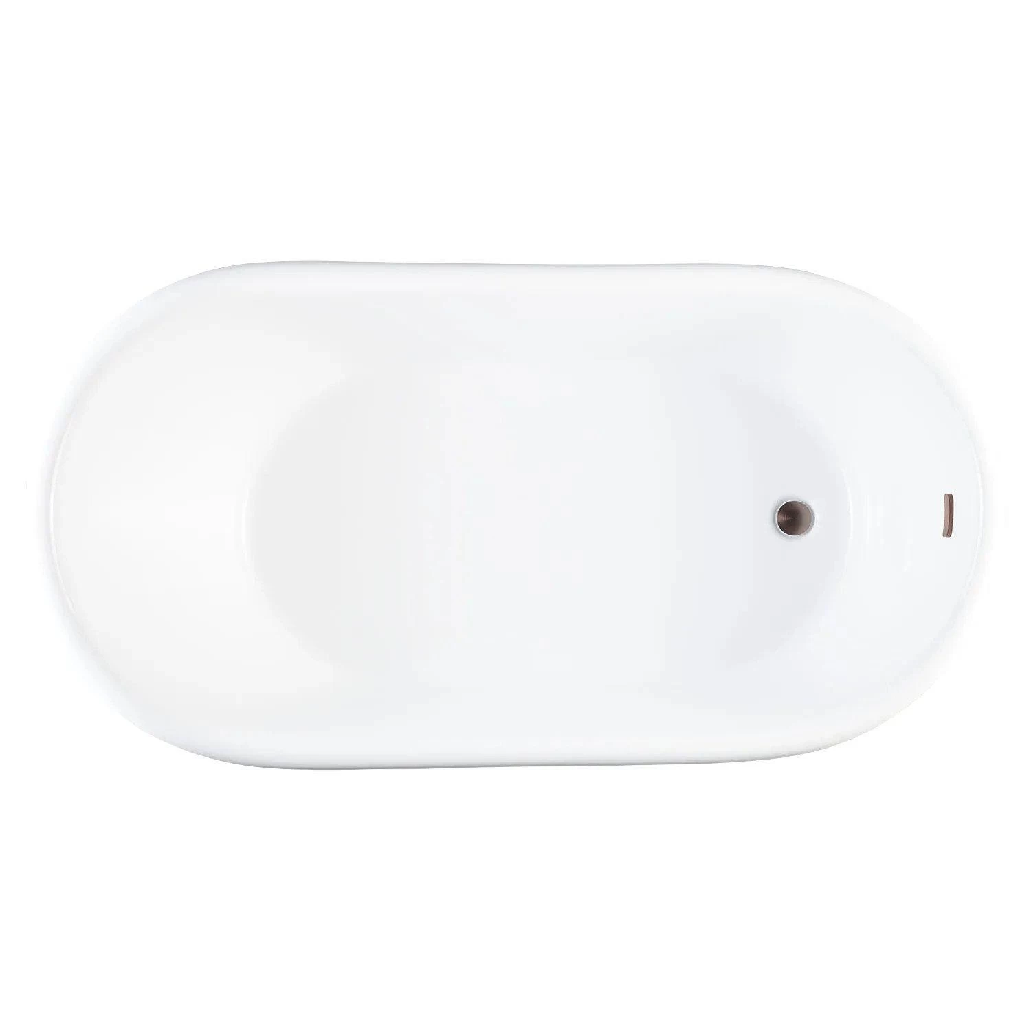 66" Royston Acrylic Freestanding Slipper Tub 4 66" Royston Acrylic Freestanding Slipper Tub - Image 4