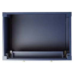 30" Thorton Mahogany Vanity - Navy Blue - Vanity Cabinet Only -Home-Bathroom 507346 30 mahogany vanity cabinet navy blue Top