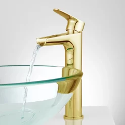 Pagosa Waterfall Vessel Faucet 21 Pagosa Waterfall Vessel Faucet -Home-Bathroom 508605 waterfall vessel filler polished brass water 1 1