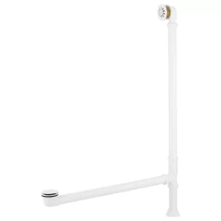 67" Kateryn Bateau Cast Iron Skirted Tub - Slate Blue -Home-Bathroom 510729 pop up tub drain white powder coat 2