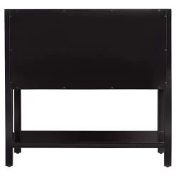 36" Robertson Vanity - Black - Vanity Cabinet Only -Home-Bathroom 512239 36 console vanity black Back