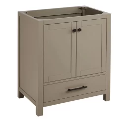 30" Radke Mahogany Vanity - Shoreline Gray - Vanity Cabinet Only