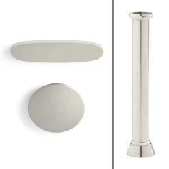 59" Watters Acrylic Clawfoot Tub - Imperial Feet -Home-Bathroom 519473 tail piece brushed nickel d13