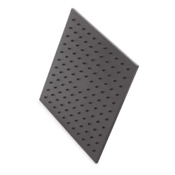 Lowden Rainfall Shower Head - Matte Black -Home-Bathroom 519798 10 rainfall shower head matte black full