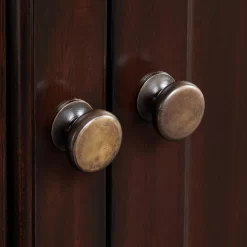 60" Keller Mahogany Double Vanity - Dark Espresso - Vanity Cabinet Only -Home-Bathroom 523605 48 vanity cabinet dark espresso knobs