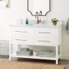 48" Robertson Vanity For Rectangular Undermount Sink - Bright White